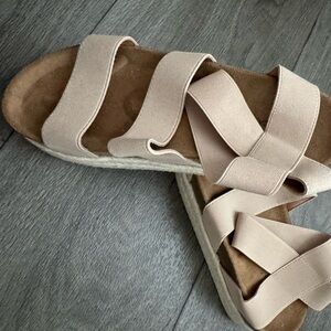 Target Women's Nude Platform Sandals